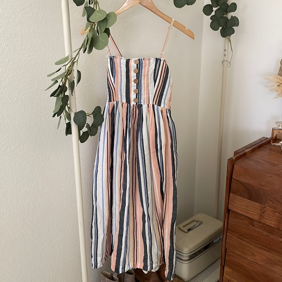 Free People Dresses & Skirts - Free People striped midi dress